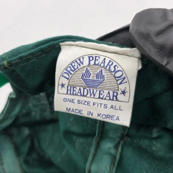 Oakland Athletics MLB Baseball Cap Green Yellow Drew Pearson Headwear Adjustable - Picture 7 of 11